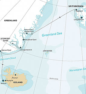 Spitsbergen, junto con Bjørnøja y Hopen, son las únicas islas habitadas del archipiélago de las Svalbard